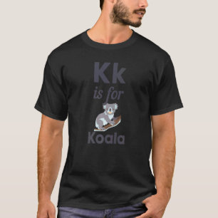 K ist für Koala Vorschule Kindergarten Lehrer Stud T-Shirt