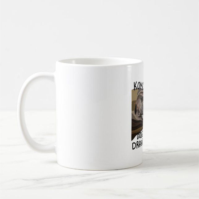 K ist für Komodo Dragon Kaffeetasse (Links)