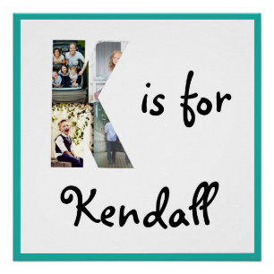 K ist für Name Poster