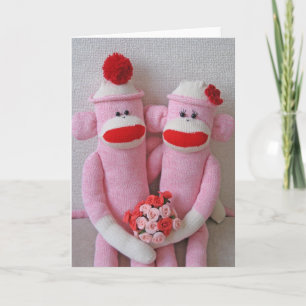 K&K Sock Monkeys Karte