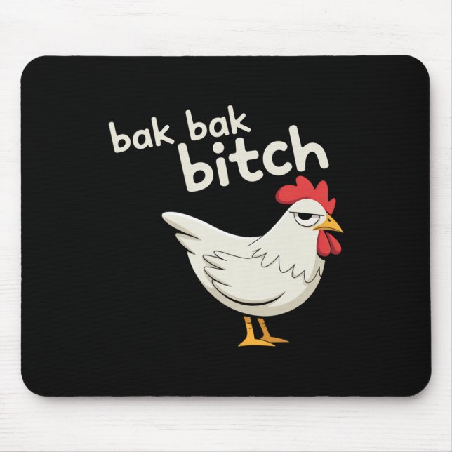 K K typischer Hühnerklang  Mousepad (Vorne)