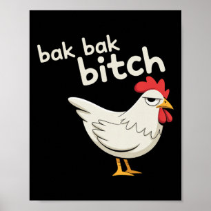 K K Typischer Hühnerklang Poster