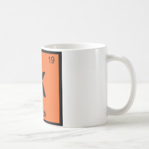 K - Kimchi Chemie Periodensystem Symbol Kaffeetasse