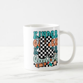 K Kindergarten Teacher Checkered Back To School Ki Kaffeetasse