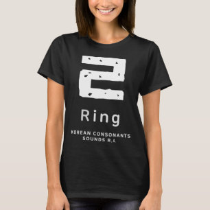 K kultur Koreanisches Alphabet Hangul Consonant 1 T-Shirt