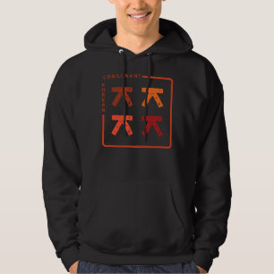 K Kultur Koreanisches Alphabet Hangul Konsonant 4 Hoodie