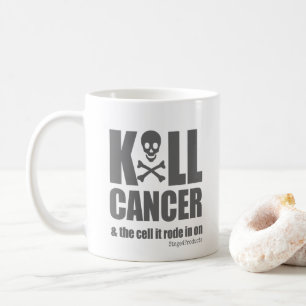 K*LL CANCER und die Zelle, in die er einfuhr - gra Tasse