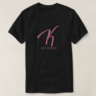 K Monogramm Personalisiert T-Shirt