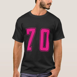K Nummer 70 Junior-Sport-Junior-Mannschaft gezählt T-Shirt