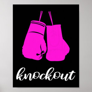 K.O.-Kickboxer-Fangeschenk für Frauen  Poster