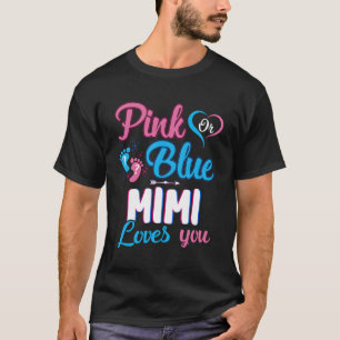 K oder Blue Mimi Lieben Sie Geschlecht zeigen Baby T-Shirt