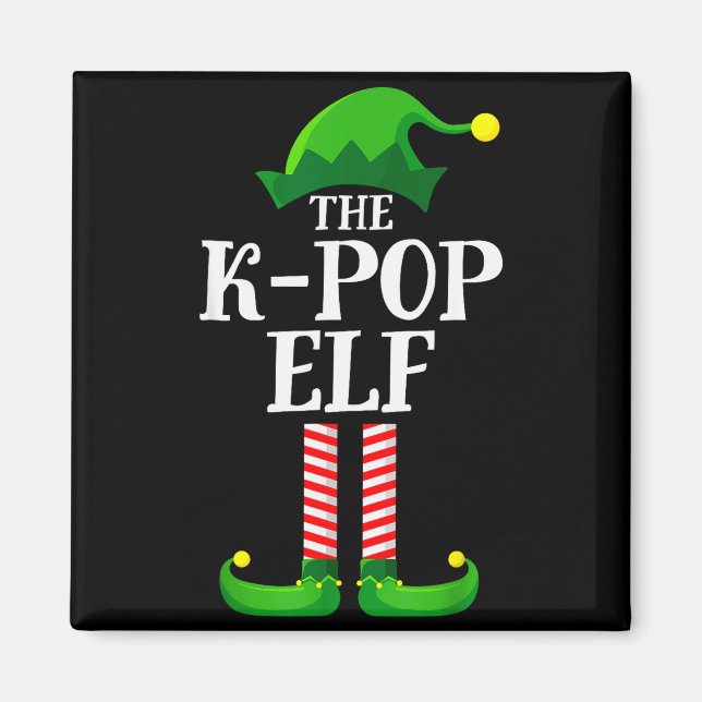 K-p Elf Matching Family Group Christmas Party Pyja Magnet (Vorne)