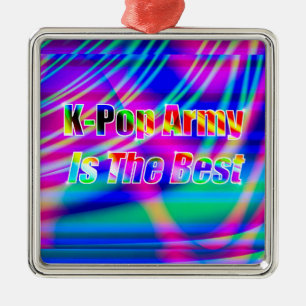 K-Pop Art Ornament Aus Metall