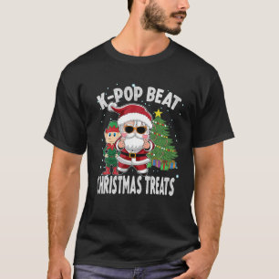 K Pop Beat Christmas Leckereien, K Pop Teens Weihn T-Shirt