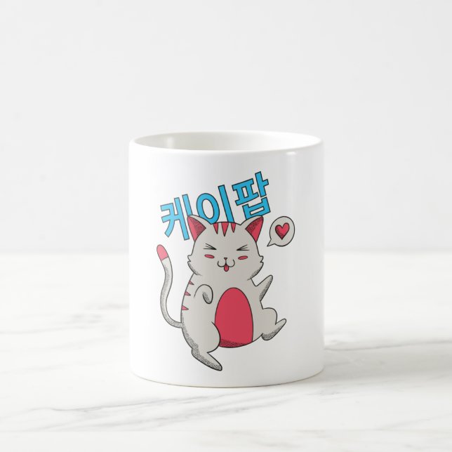 K-Pop Cat Kaffeetasse (Mittel)