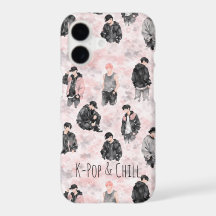 K-Pop & Chill Ästhetische Silhouette Minimalist