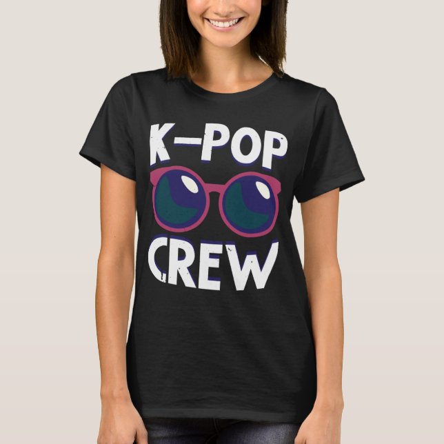 K POP CREW K POP T-Shirt (Vorderseite)