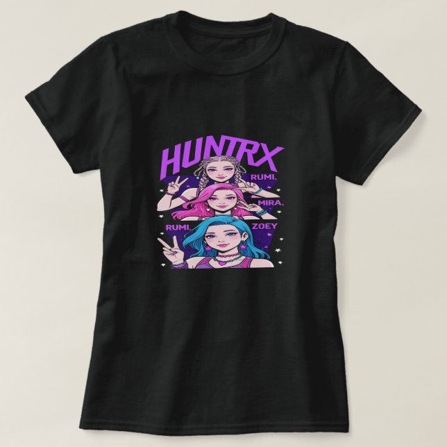 K-Pop Demon Hunters Team Offiziell T-Shirt (Design vorne)