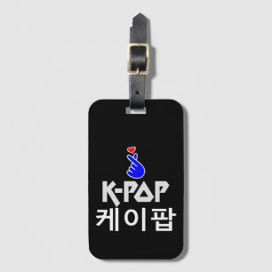 K-Pop Finger Heart: Zeige deine Liebe Gepäckanhänger
