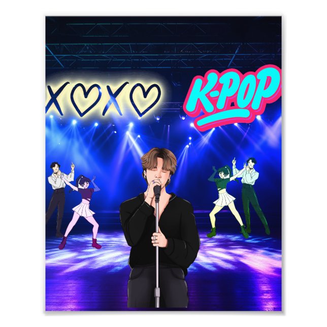 K-Pop Fotodruck (Vorne)