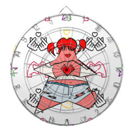  K-Pop Games & Puzzles Dartscheibe