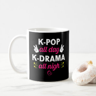 K-Pop Ganztägig K-Drama ganz Nigh, koreanischer Mu Kaffeetasse