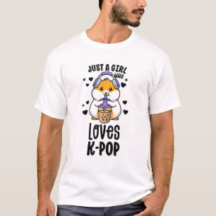 K Pop Geschenke für Teens Girl Kawaii Kpop Hamster T-Shirt