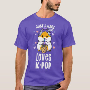 K Pop Geschenke für Teens Girl Kawaii KPop Hamster T-Shirt