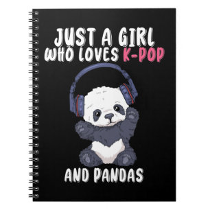 K Pop Gifts Girls Women Music Panda Koreanischer P Notizblock