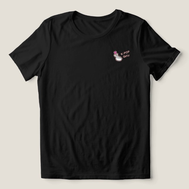 K-Pop-Gürtelkleidung Tri-Blend Shirt (Design Vorderseite)