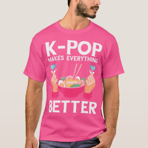 K-Pop Herz Ramen Macht Alles Besser K-Pop Mu T-Shirt