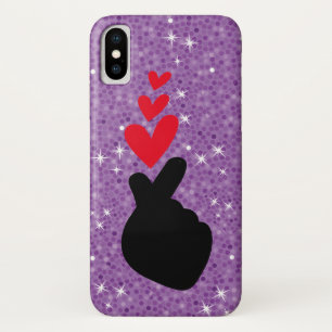 K-Pop   Idol Finger Heart Liebe Symbol Telefoncase Case-Mate iPhone Hülle