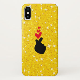 K-Pop   Idol Finger Heart Liebe Symbol Telefoncase Case-Mate iPhone Hülle