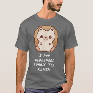K-Pop Igel Bubble Tea Ramen Ästhetik Lover O T-Shirt