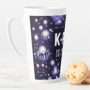 K-Pop ist mein Leben schwimmend unter den Sternen Milchtasse