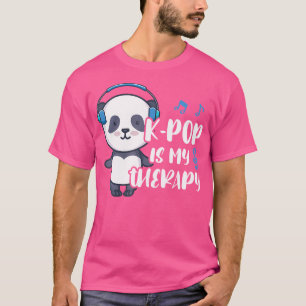 K-Pop ist meine Therapie K-Pop Panda Teens Panda K T-Shirt