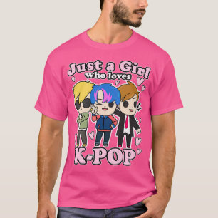K-Pop Just A Girl, der K-Pop koreanischer Pop Band T-Shirt