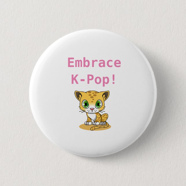K-Pop Knopf Button (Vorderseite)