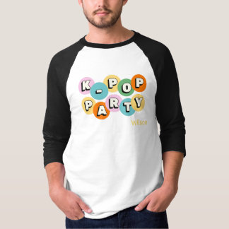 K-Pop Korean Pop Party Thema benutzerdefinierter N T-Shirt