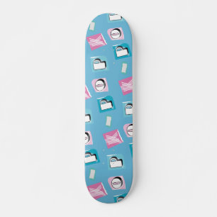K-Pop liebt koreanische Musik Fan Black Pink Blau Skateboard