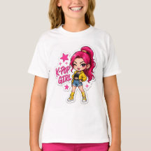 K-Pop Mädchen T-Shirt