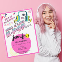 K-Pop Music Star Koreanischer Pop Thema Geburtstag