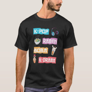 K-Pop Ramen Boba K-Drama - Niedlich Ramen T-Shirt