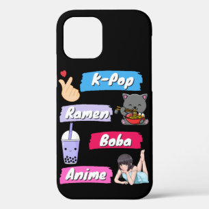 K-Pop, Ramen, Boba und Anime Pop Culture Fan Case-Mate iPhone Hülle