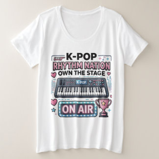 K-POP Rhythm Nation Own The Stage Grafik T-Shirt