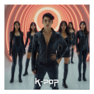 K-POP - SEOUL - ASIEN POSTER