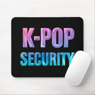 K-Pop-Sicherheit Koreanische Popmusik-Konzert Mousepad