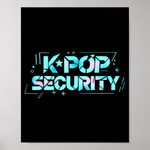 K-Pop-Sicherheits-Mama-Papa-Kinder-lustiger-Geburt Poster