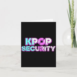 K-Pop Sicherheits-Mama Papa Kinder lustiges Geburt Karte