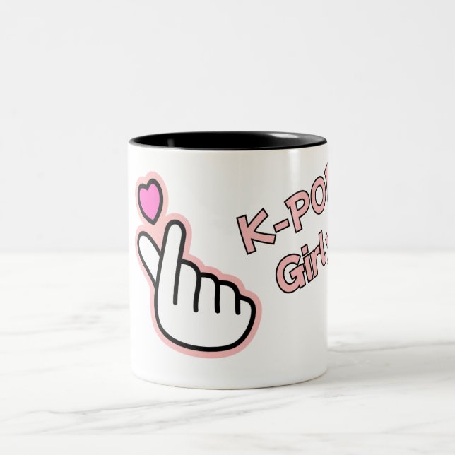 K-Pop-Tasse Zweifarbige Tasse (Mittel)